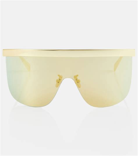 celine two tone flat top sunglasses|authentic celine sunglasses.